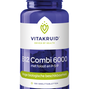Vitakruid B12 Combi 6000 met folaat en P-5-P 120 smelttabletten